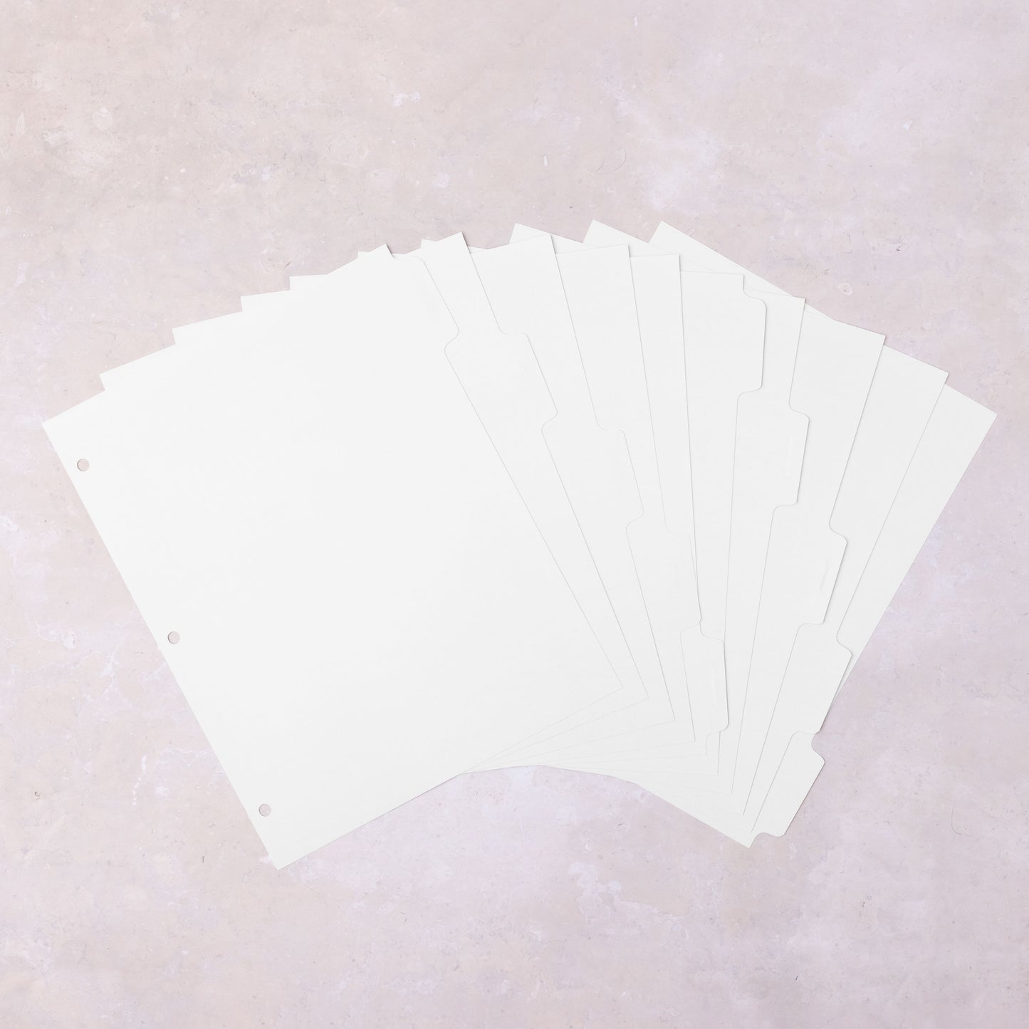 Blank Category Dividers (5 tabs)